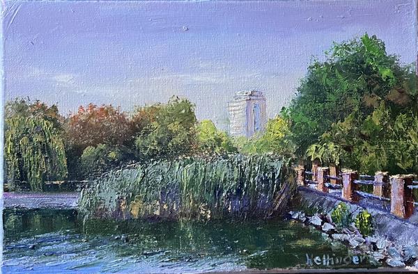 Almádi molónál (20x30 cm)<br/>Olaj vászon<br/>A kép: 30 000 Ft<br/><br/><button onclick='sendEmail()' style='background-color: #333; color: white; border: none; padding: 10px 20px; text-align: center; text-decoration: none; display: inline-block; font-size: 16px; margin: 4px 2px; cursor: pointer;'>Kapcsolatfelvétel</button>