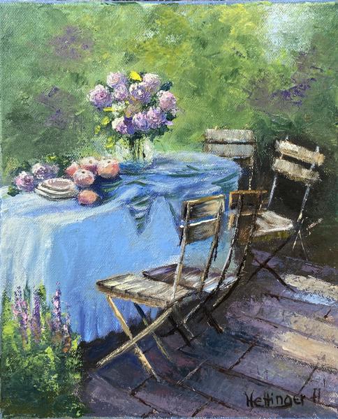 Kint a kertben (30x25cm)<br/>Olaj, vászon<br/>A kép: 40 000 Ft<br/><br/><button onclick='sendEmail()' style='background-color: #333; color: white; border: none; padding: 10px 20px; text-align: center; text-decoration: none; display: inline-block; font-size: 16px; margin: 4px 2px; cursor: pointer;'>Kapcsolatfelvétel</button>