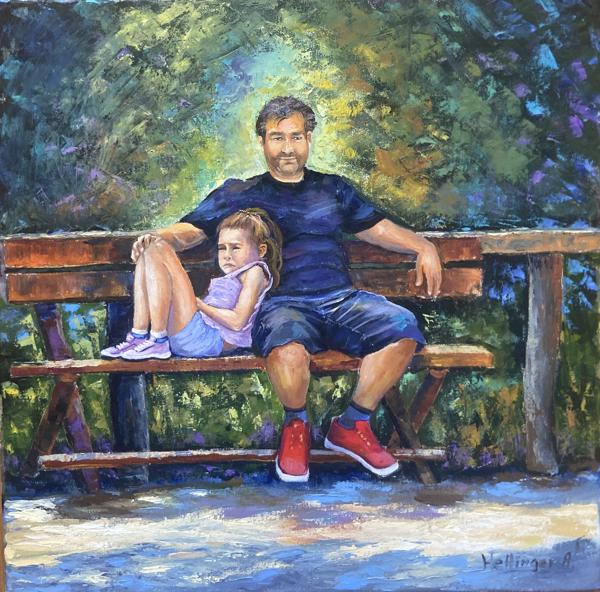 Fáradt kirándulók (50x50cm)<br/>Olaj vaszon<br/><br/><button onclick='sendEmail()' style='background-color: #333; color: white; border: none; padding: 10px 20px; text-align: center; text-decoration: none; display: inline-block; font-size: 16px; margin: 4px 2px; cursor: pointer;'>Kapcsolatfelvétel</button>