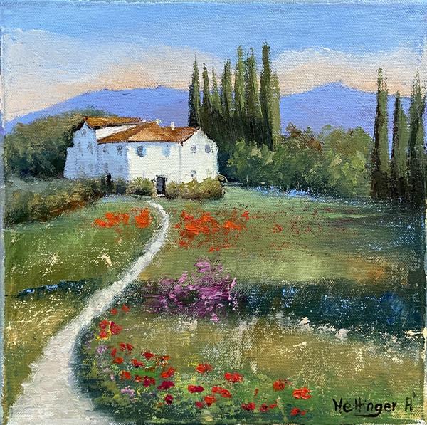 Toszkán hangulat (25x30 cm)<br/>Olaj vászon<br/>A kép: 30 000 Ft<br/><br/><button onclick='sendEmail()' style='background-color: #333; color: white; border: none; padding: 10px 20px; text-align: center; text-decoration: none; display: inline-block; font-size: 16px; margin: 4px 2px; cursor: pointer;'>Kapcsolatfelvétel</button>