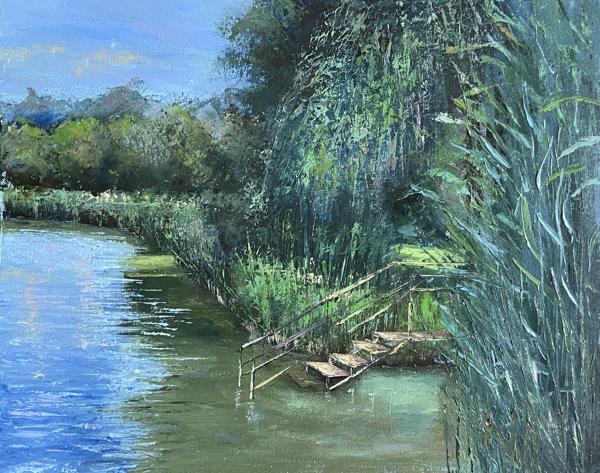 Lejáró (40x50 cm.)<br/>Olaj, vászon<br/>A kép: 60 000 Ft<br/><br/><button onclick='sendEmail()' style='background-color: #333; color: white; border: none; padding: 10px 20px; text-align: center; text-decoration: none; display: inline-block; font-size: 16px; margin: 4px 2px; cursor: pointer;'>Kapcsolatfelvétel</button>