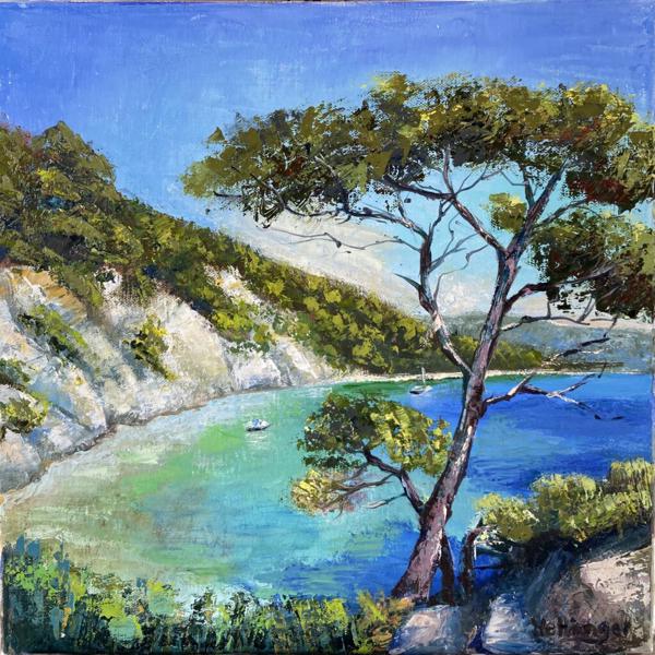 Öböl az Adrián (40x40 cm)<br/>Olaj, vászon<br/><br/><button onclick='sendEmail()' style='background-color: #333; color: white; border: none; padding: 10px 20px; text-align: center; text-decoration: none; display: inline-block; font-size: 16px; margin: 4px 2px; cursor: pointer;'>Kapcsolatfelvétel</button>