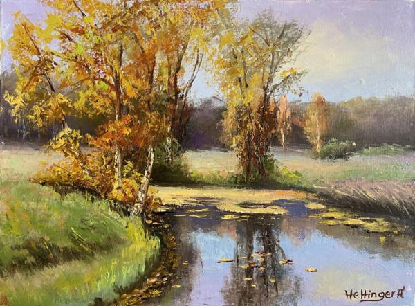 Őszi táj (30x40 cm)<br/>Olaj, vászon<br/><br/><button onclick='sendEmail()' style='background-color: #333; color: white; border: none; padding: 10px 20px; text-align: center; text-decoration: none; display: inline-block; font-size: 16px; margin: 4px 2px; cursor: pointer;'>Kapcsolatfelvétel</button>