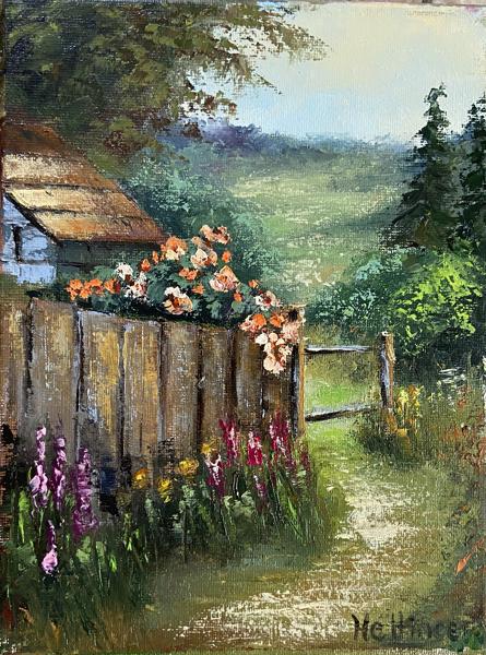 Vidéki romantika (20x30 cm)<br/>Olaj vászon<br/>A kép: 30 000 Ft<br/><br/><button onclick='sendEmail()' style='background-color: #333; color: white; border: none; padding: 10px 20px; text-align: center; text-decoration: none; display: inline-block; font-size: 16px; margin: 4px 2px; cursor: pointer;'>Kapcsolatfelvétel</button>