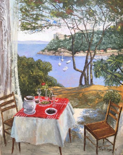 Ebéd a teraszon (50x40 cm)<br/>Olaj, falap<br/><br/><button onclick='sendEmail()' style='background-color: #333; color: white; border: none; padding: 10px 20px; text-align: center; text-decoration: none; display: inline-block; font-size: 16px; margin: 4px 2px; cursor: pointer;'>Kapcsolatfelvétel</button>