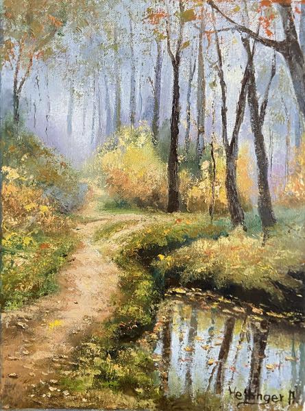 Sárguló fák (40x30 cm)<br/>Olaj, vászon<br/>A kép: 50 000 Ft<br/><br/><button onclick='sendEmail()' style='background-color: #333; color: white; border: none; padding: 10px 20px; text-align: center; text-decoration: none; display: inline-block; font-size: 16px; margin: 4px 2px; cursor: pointer;'>Kapcsolatfelvétel</button>